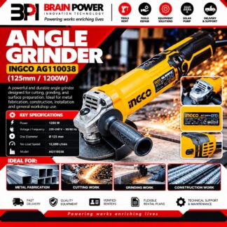 INGCO AG110038 1200W Angle Grinder